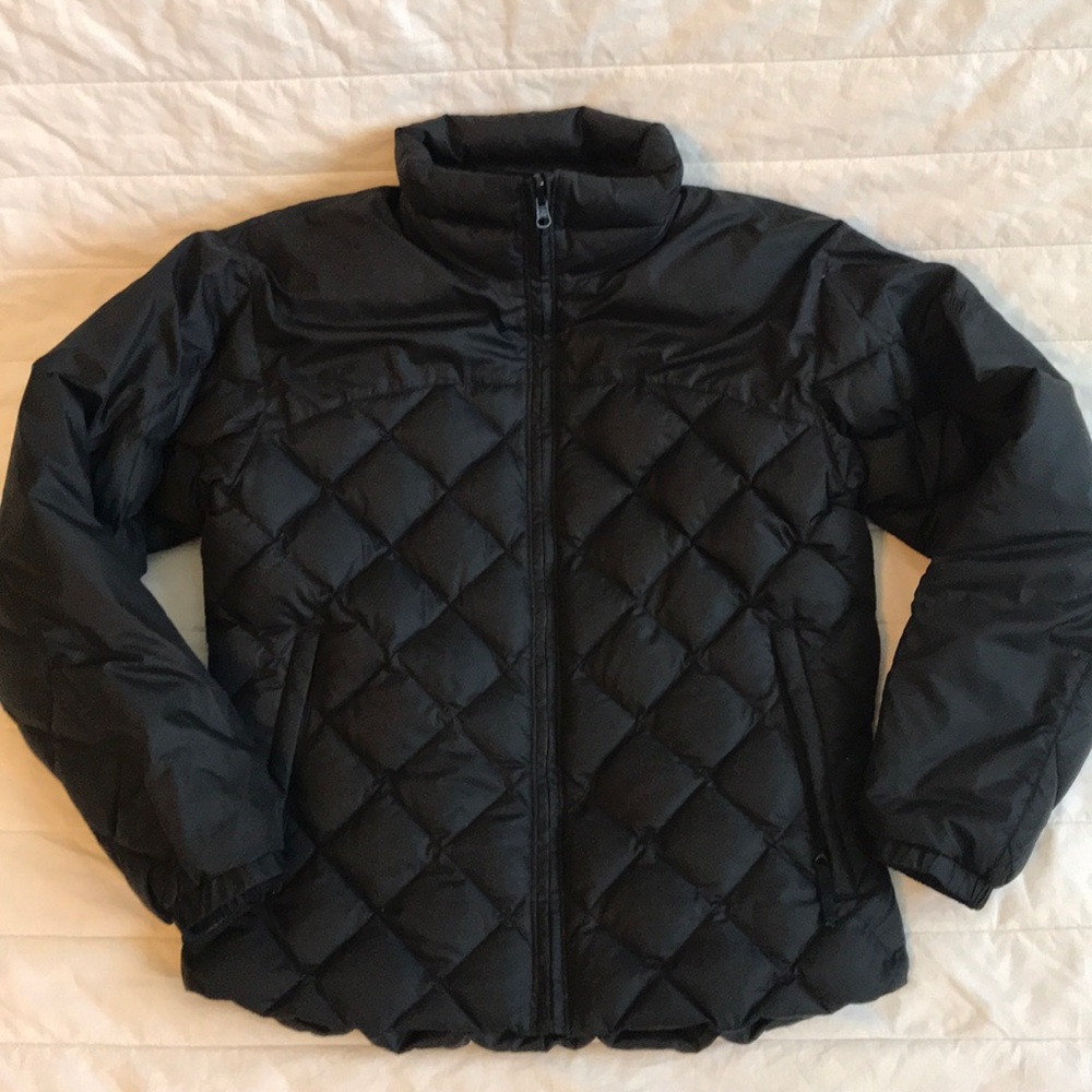 Women’s small Columbia black quilted down jacket